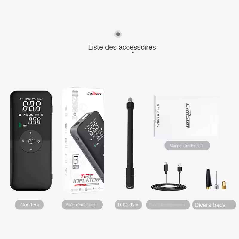 pompe à air rechargeable sans fil